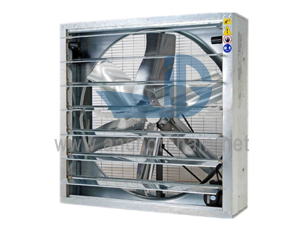 DFBZ seinakinnitusega ruudukujuline aksiaalvooluventilaator