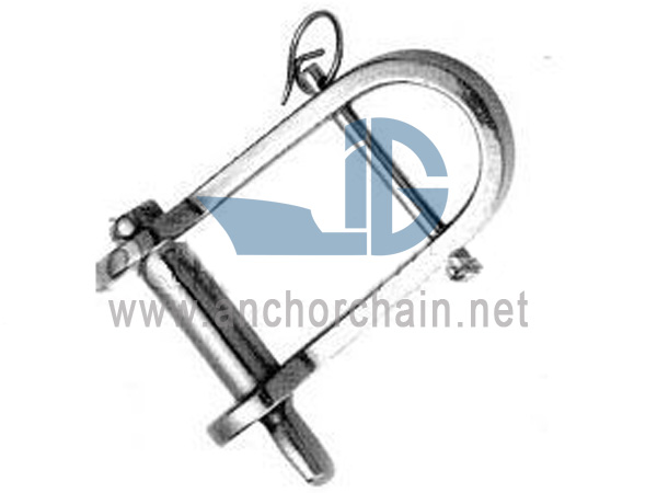 Plate Dee Shackle koos risttalaga, SS304 VÕI SS316 VÕI SS316